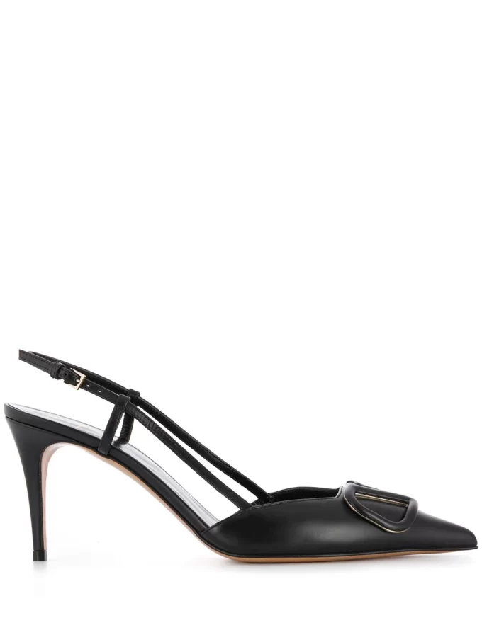 Valentino Garavani VLogo Signature 80mm slingback pumps