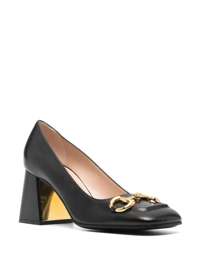 Gucci 75mm Horsebit-embellished pumps - Image 2