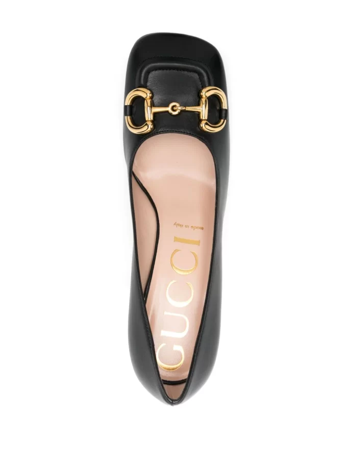 Gucci 75mm Horsebit-embellished pumps - Image 3