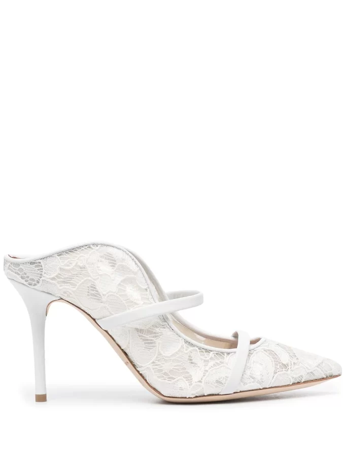 Malone Souliers Maureen 85mm lace mules