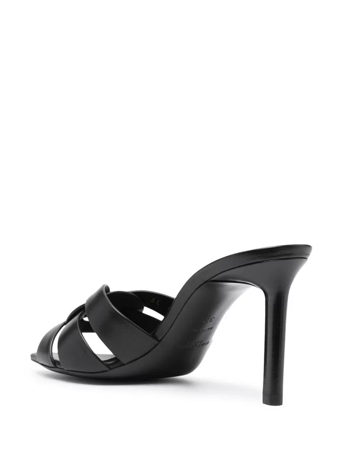 Saint Laurent Tribute 90mm leather mules - Image 4