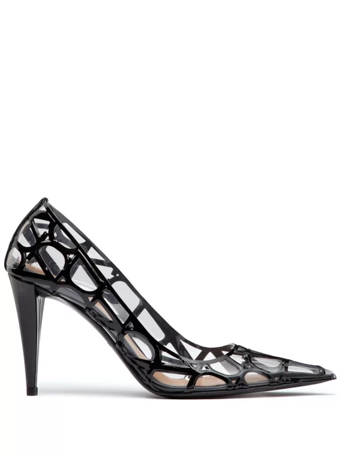 Valentino Garavani Signature transparent pumps