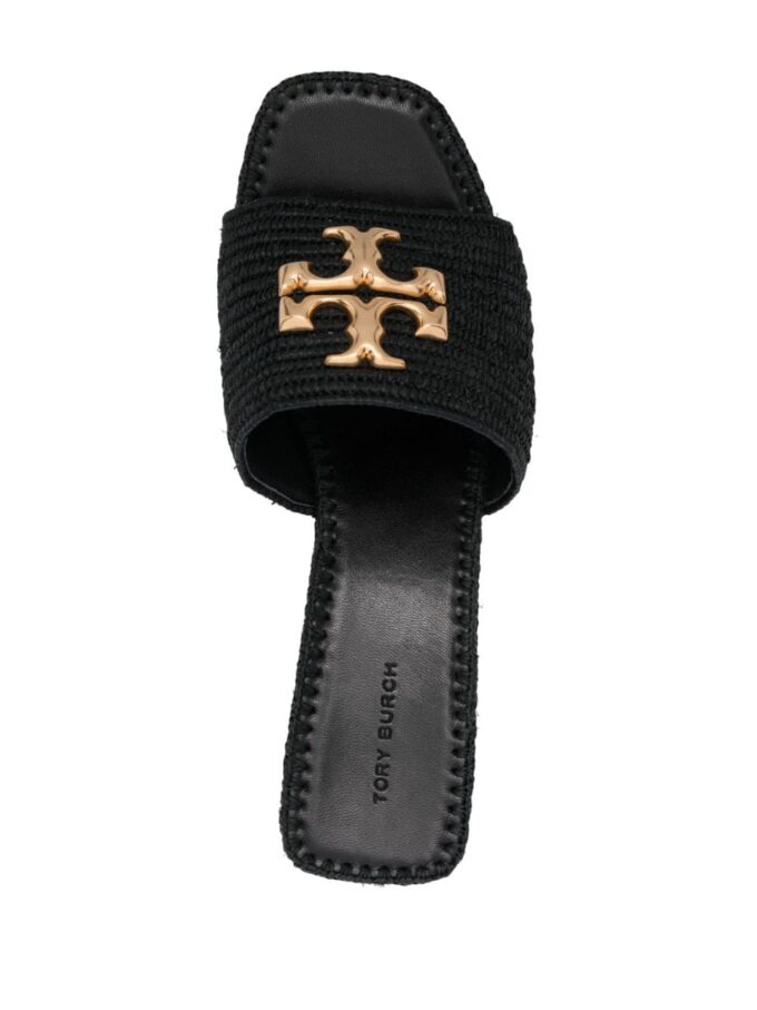 Tory Burch Eleanor 60mm raffia mules - Image 3