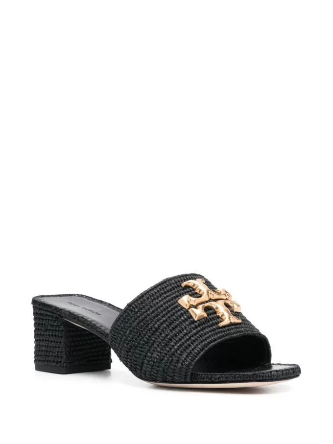 Tory Burch Eleanor 60mm raffia mules - Image 2