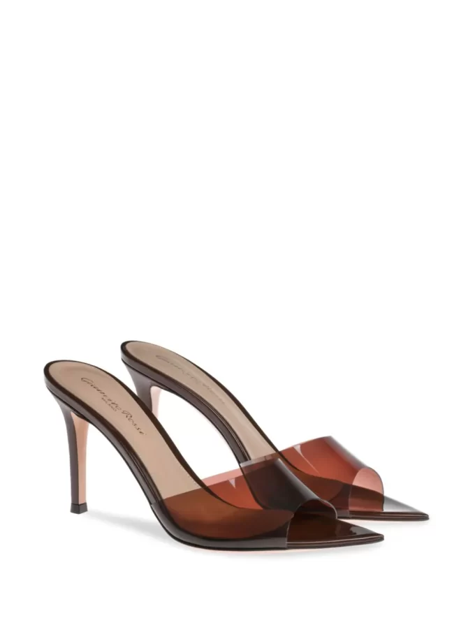 Gianvito Rossi Elle 85mm point-toe mules - Image 2