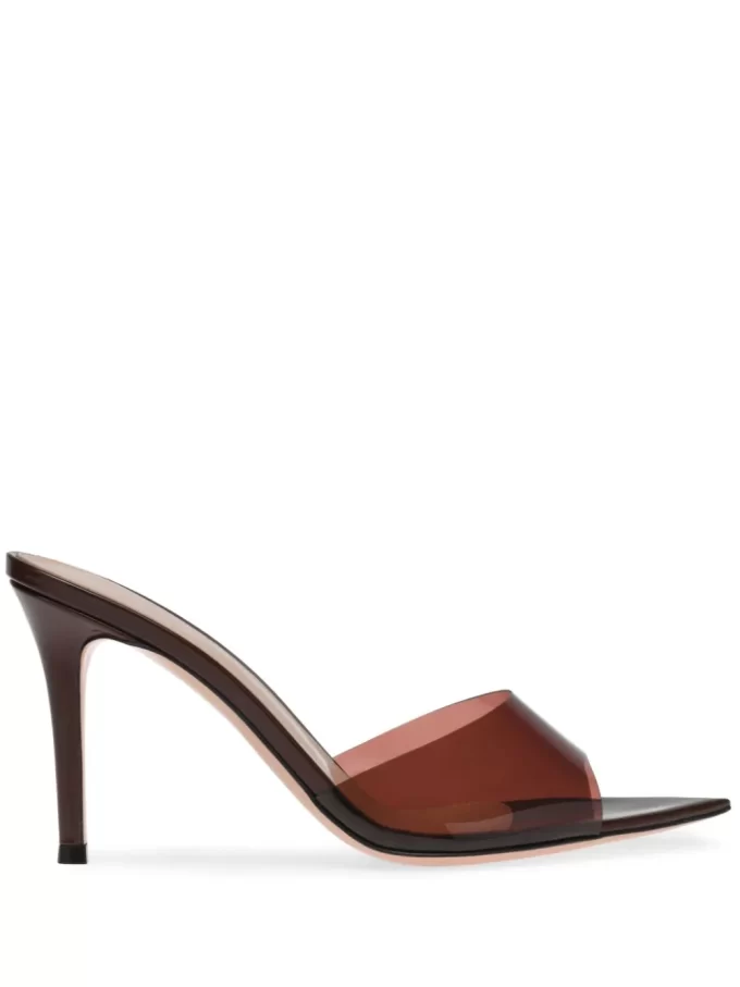 Gianvito Rossi Elle 85mm point-toe mules