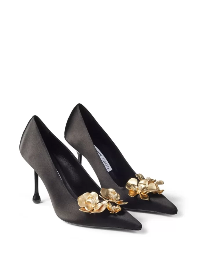 Jimmy Choo Ixia 95mm satin pumps - Image 2