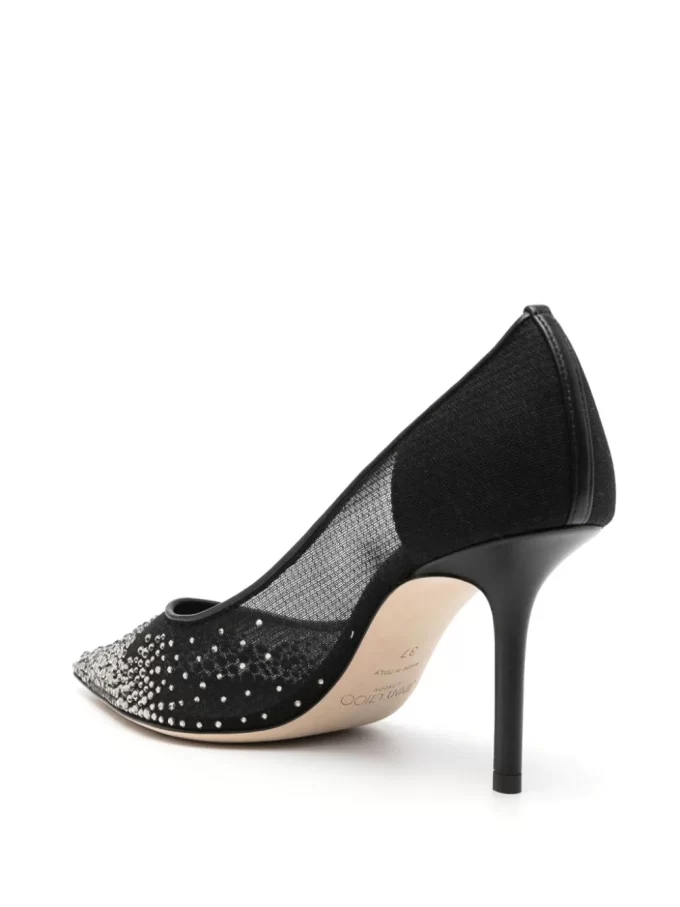 Jimmy Choo Love 85mm crystal-embellished pumps - Image 3