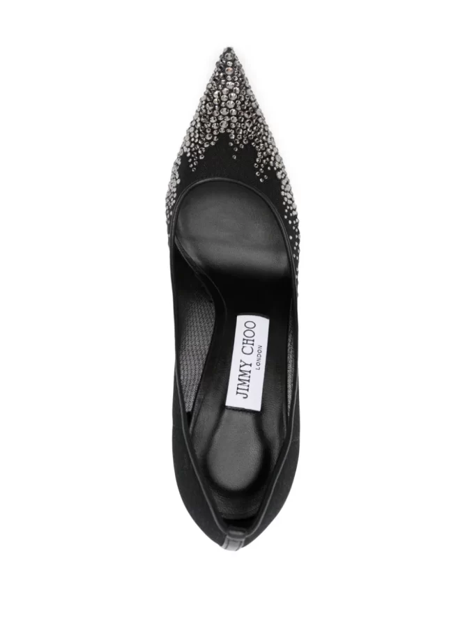 Jimmy Choo Love 85mm crystal-embellished pumps - Image 2