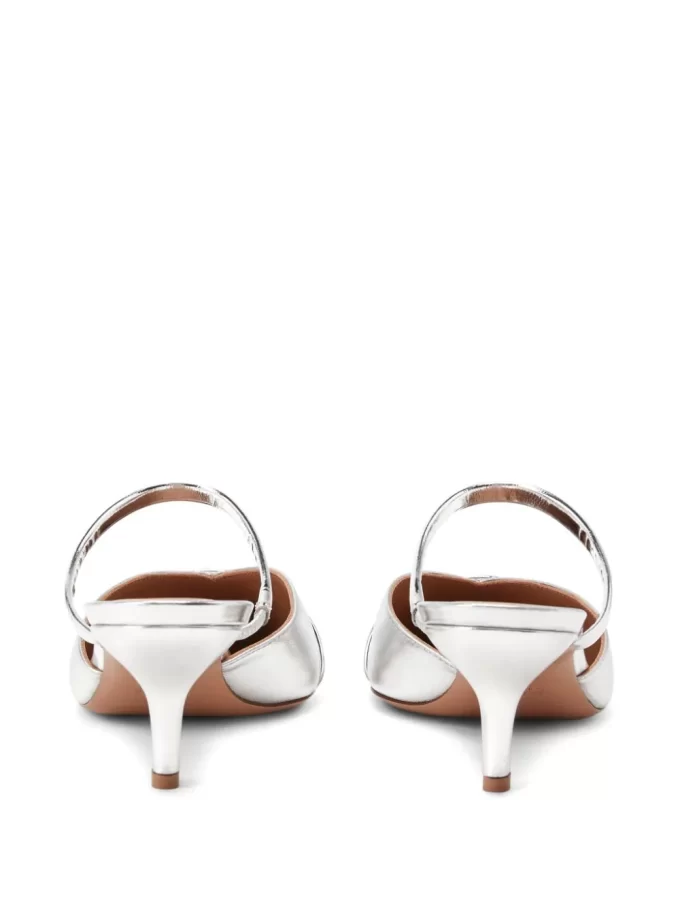 Malone Souliers Frankie 45mm metallic mules - Image 3