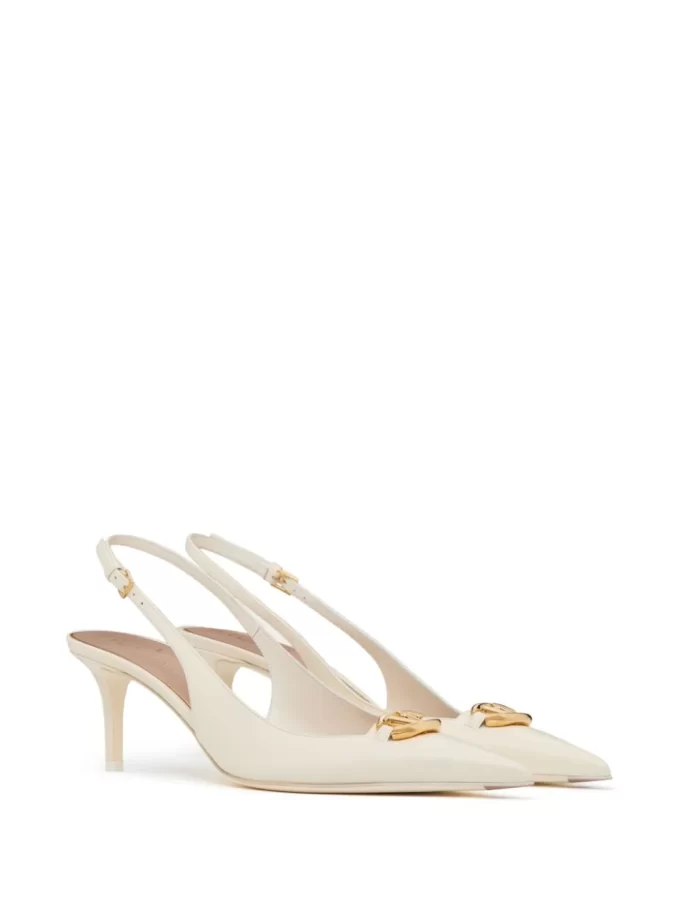 Valentino Garavani VLogo Signature 60mm leather slingback pumps - Image 2