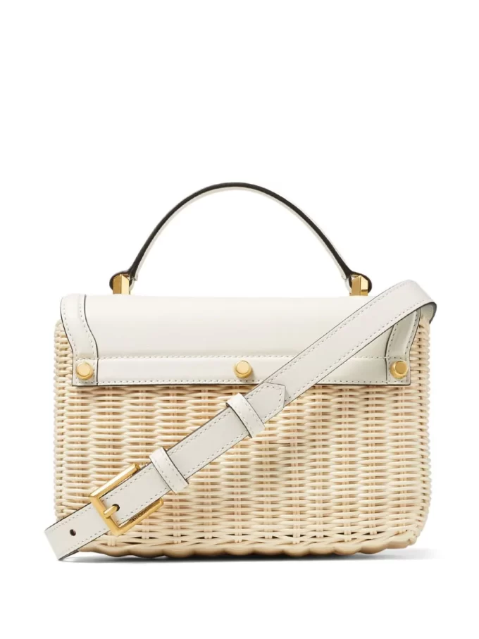 Jimmy Choo Diamond raffia tote bag - Image 4