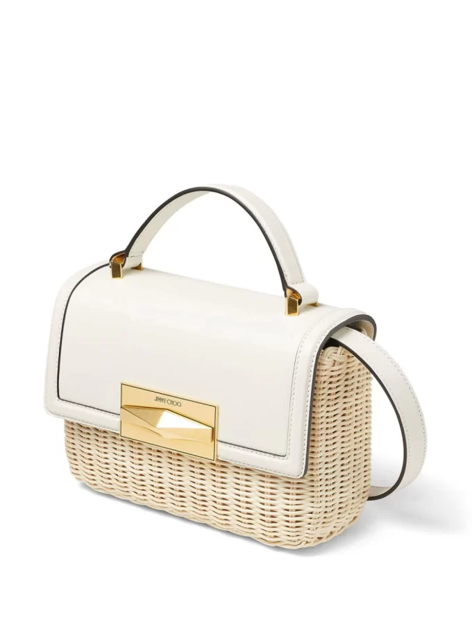 Jimmy Choo Diamond raffia tote bag - Image 2